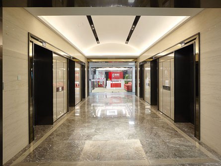 冠捷科技大楼电梯间