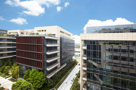 虹桥绿谷广场外立面