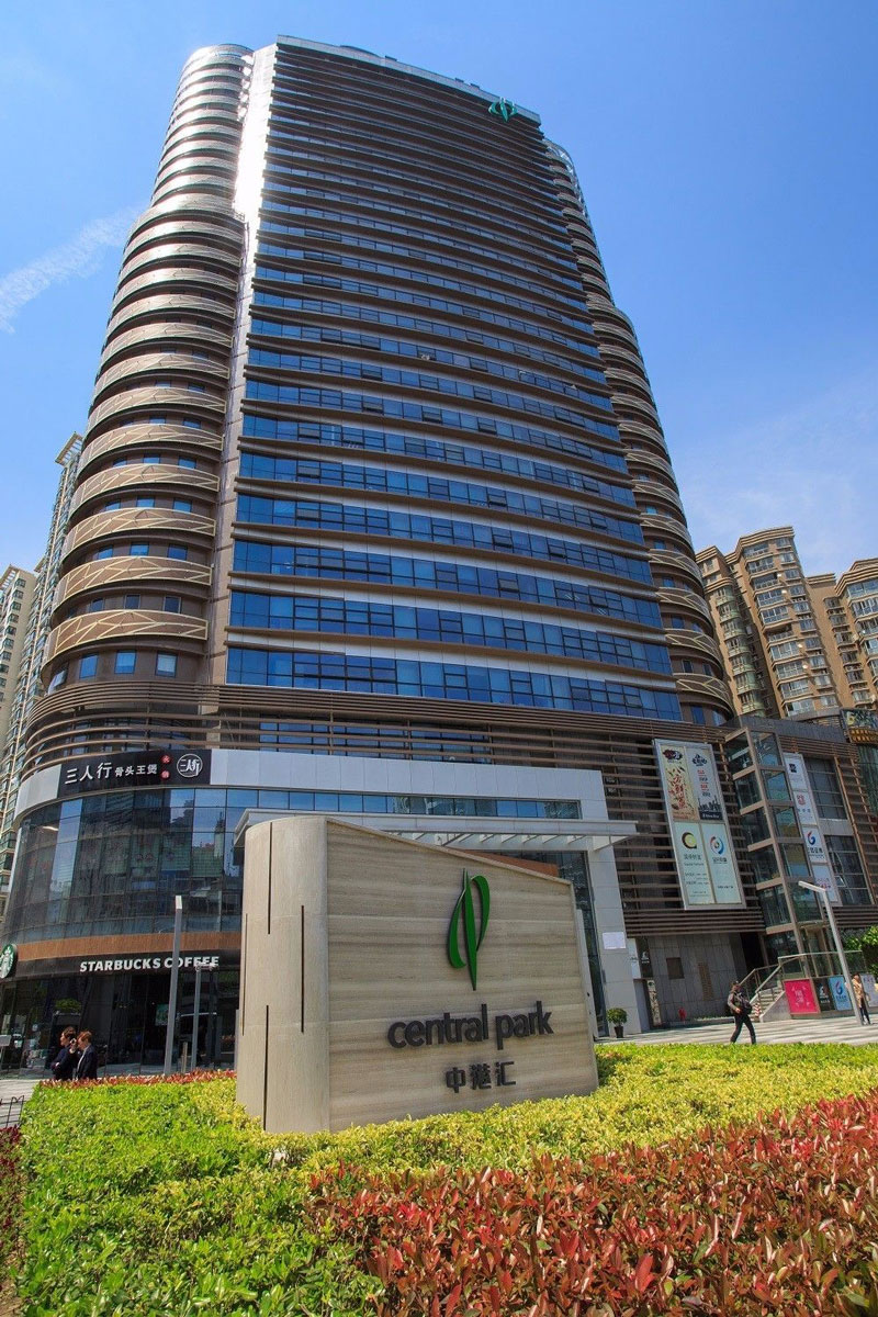 中港汇大厦外立面