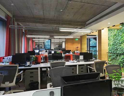 上海写字楼出租:办公室装修设计之软装营造不同的视觉环境