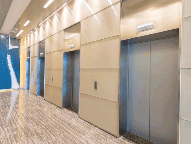 鱼跃大厦电梯间