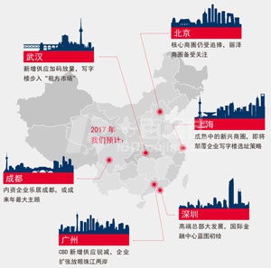 北上广深新增供应齐放量，2017写字楼全面进入“租方市场”？