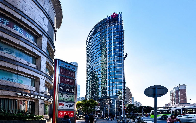 地铁中山公园站上盖写字楼,联通新时空大厦办公室出租