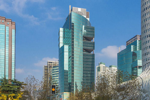 2号线娄山关路写字楼出租,虹桥南丰城精装带家具办公室